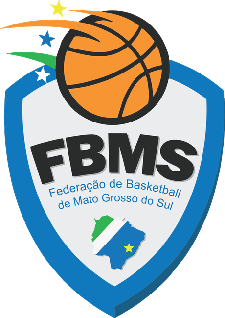 Logomarca oficial da Federação de Basquete de Mato Grosso do Sul
